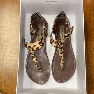Steve Madden Leopard sandals